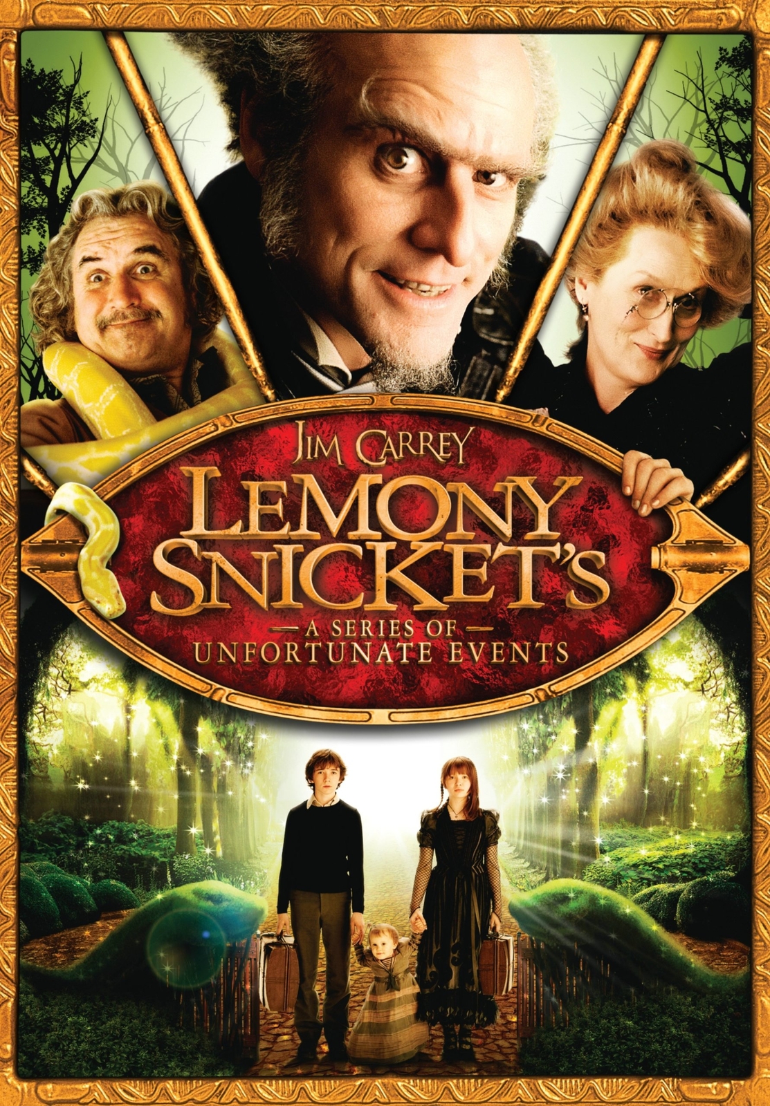 Lemony Snicket's A Series of Unfortunate Events (DVD) Jim Carrey Jude Law