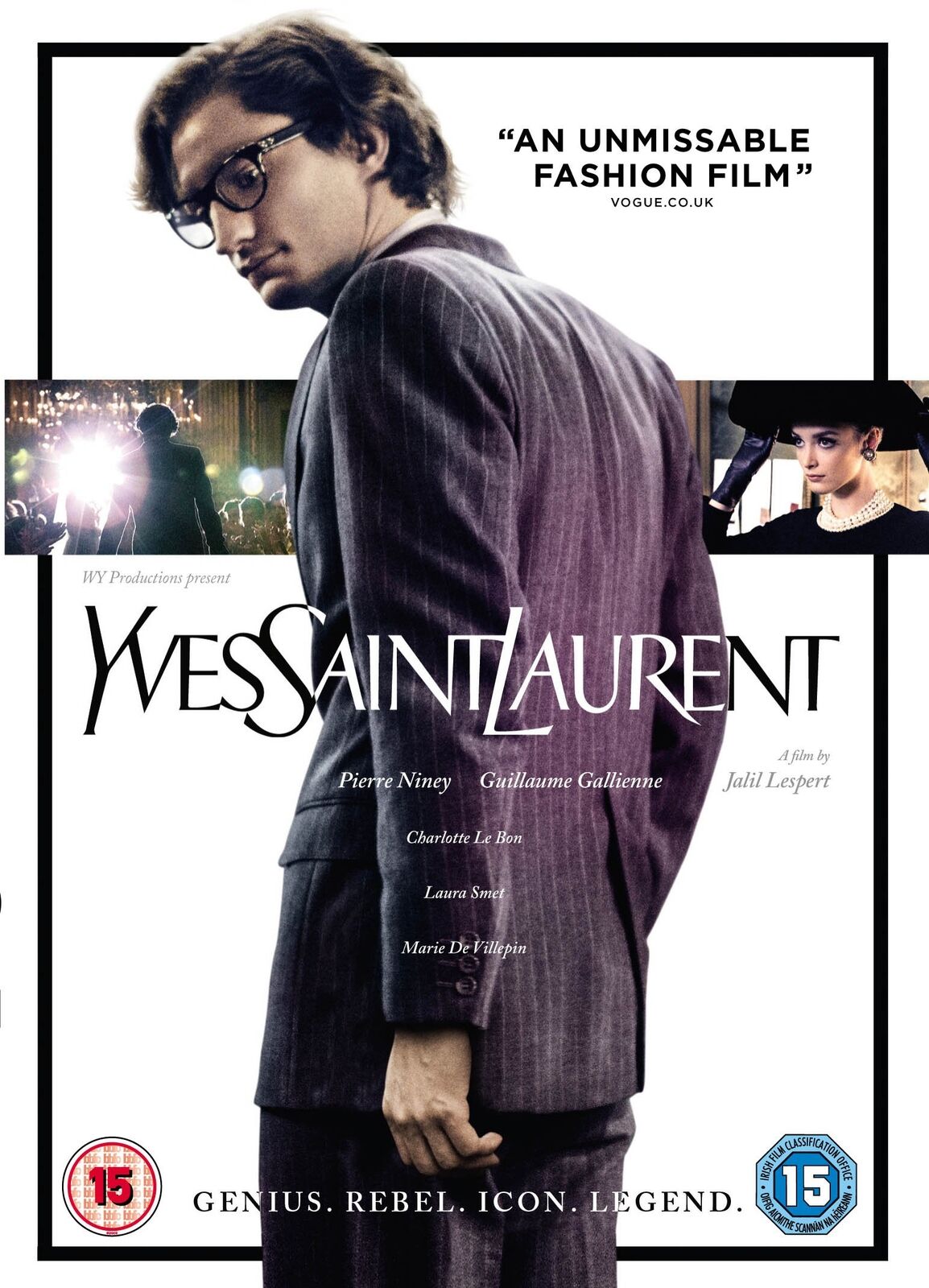 Yves Saint Laurent (DVD) Pierre Niney Guillaume Gallienne Charlotte Le Bon