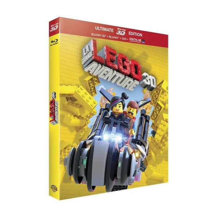 Lego La Grande Avventura Blu-Ray 3D+Blu-Ray+DVD Nuova