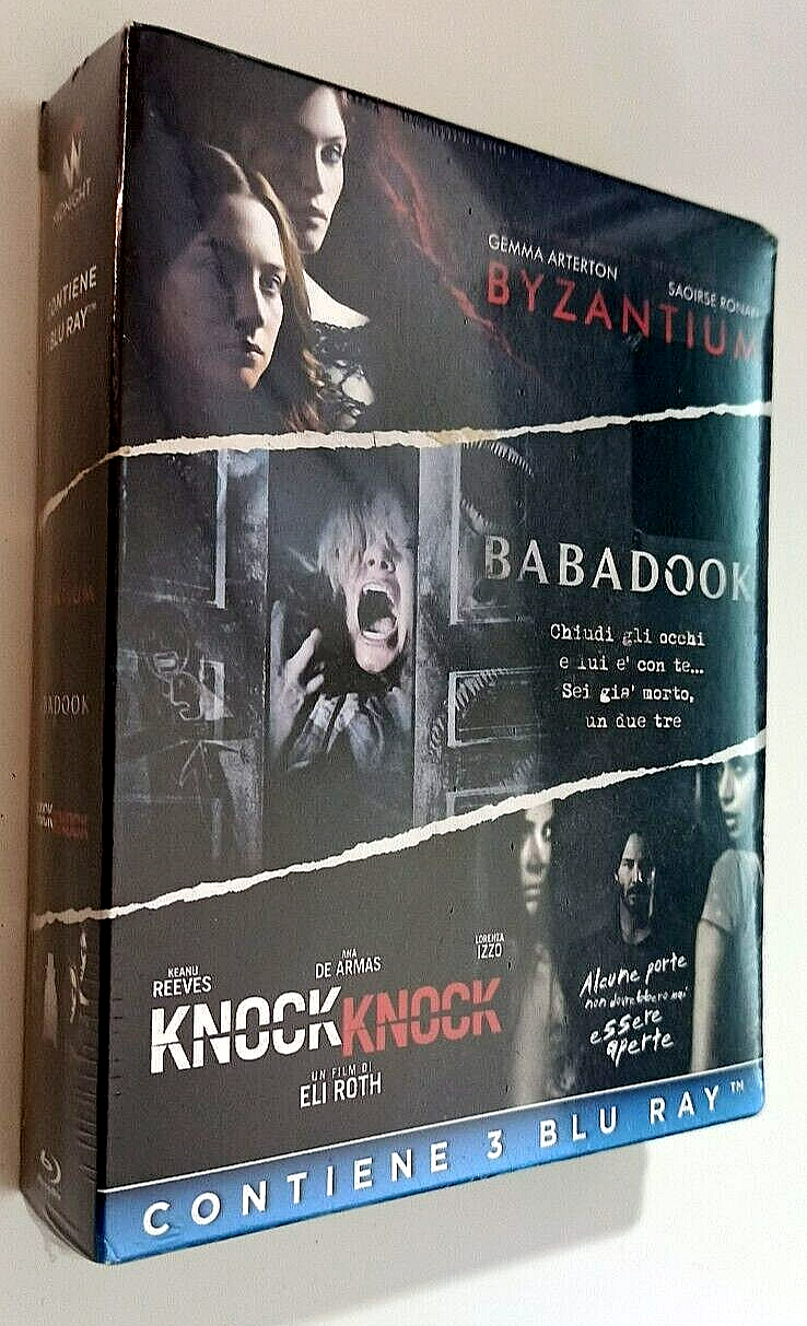 BABADOOK BYZANTIUM KNOCK KNOCK Midnight collection blu ray NUOVO