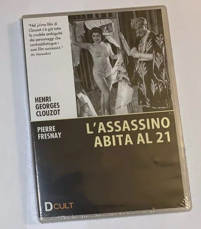 L'ASSASSINO ABITA AL 21 RARO DVD EDIZIONE VENDITA ITALIA - SIGILLATO