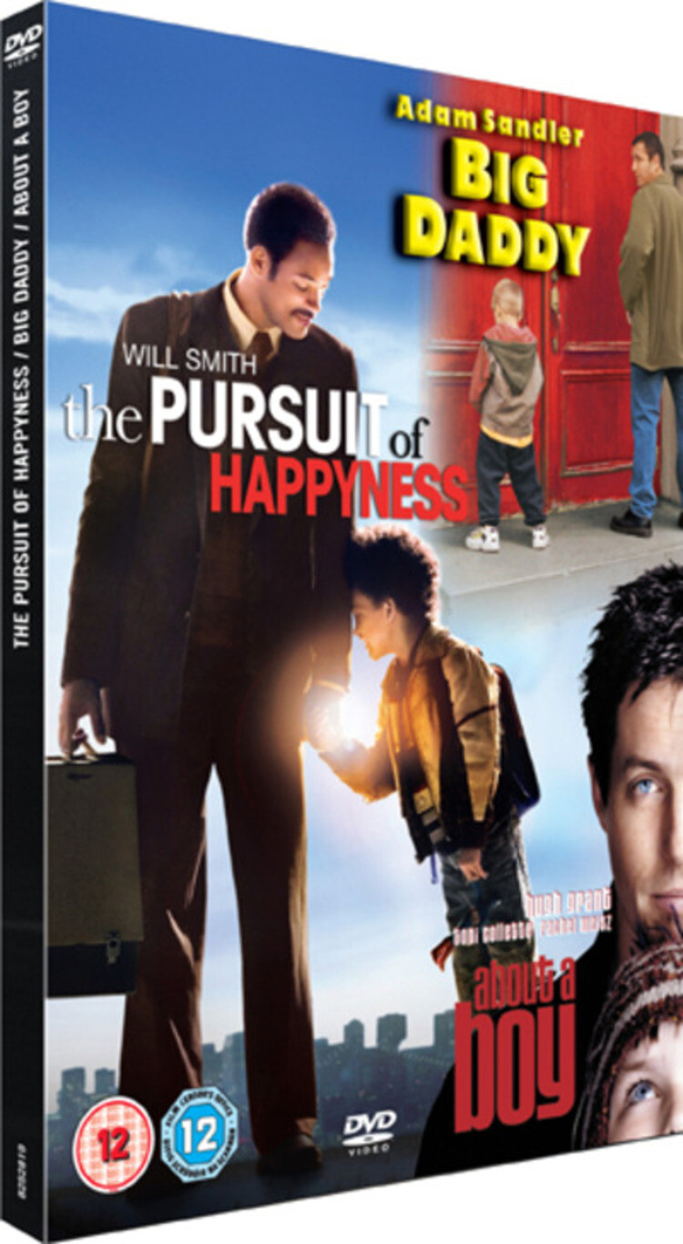 The Pursuit of Happyness/Big Daddy/About a Boy (DVD) Dan Castellaneta Hugh Grant