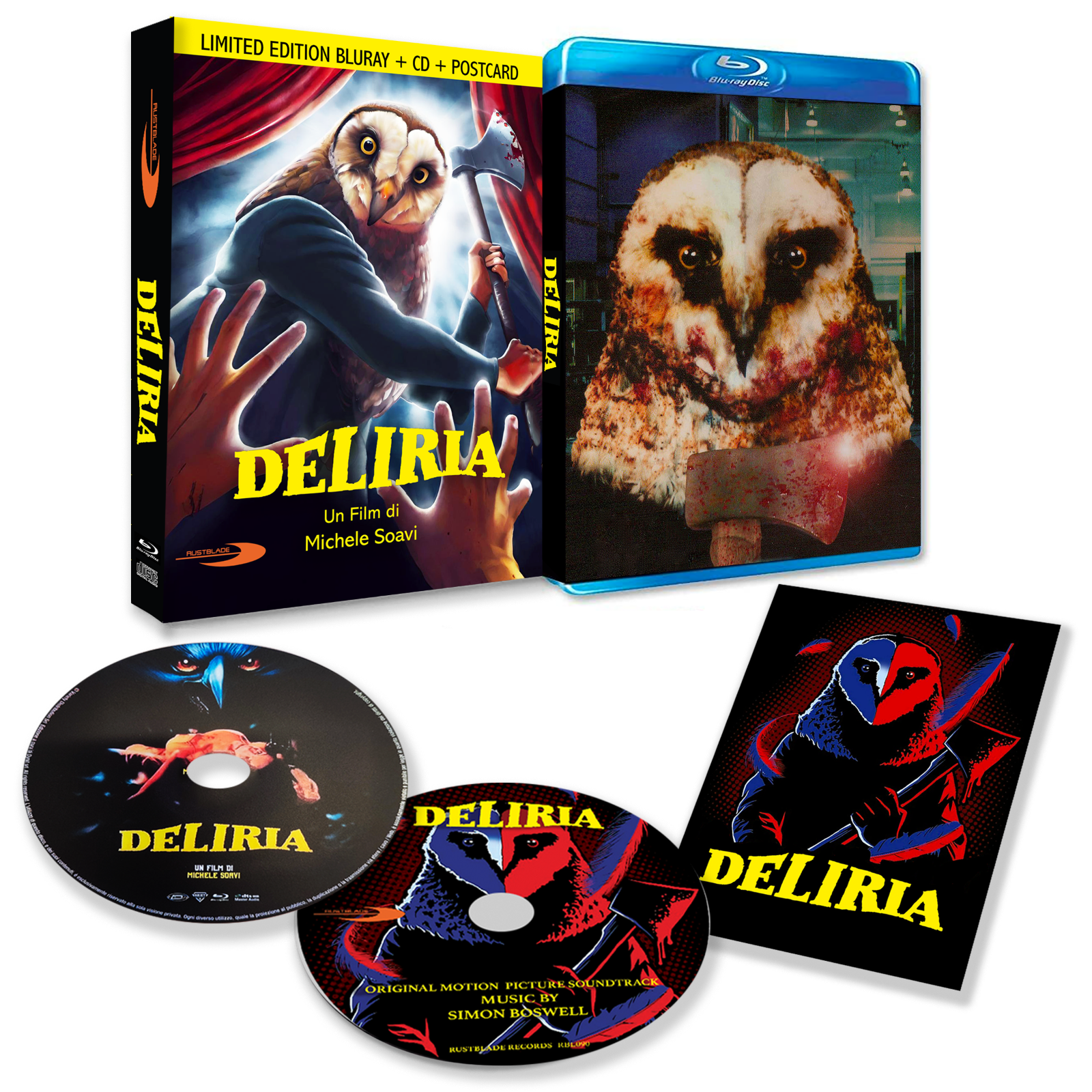 Deliria - Limited Edition (Blu-Ray Disc + CD + Postcard)
