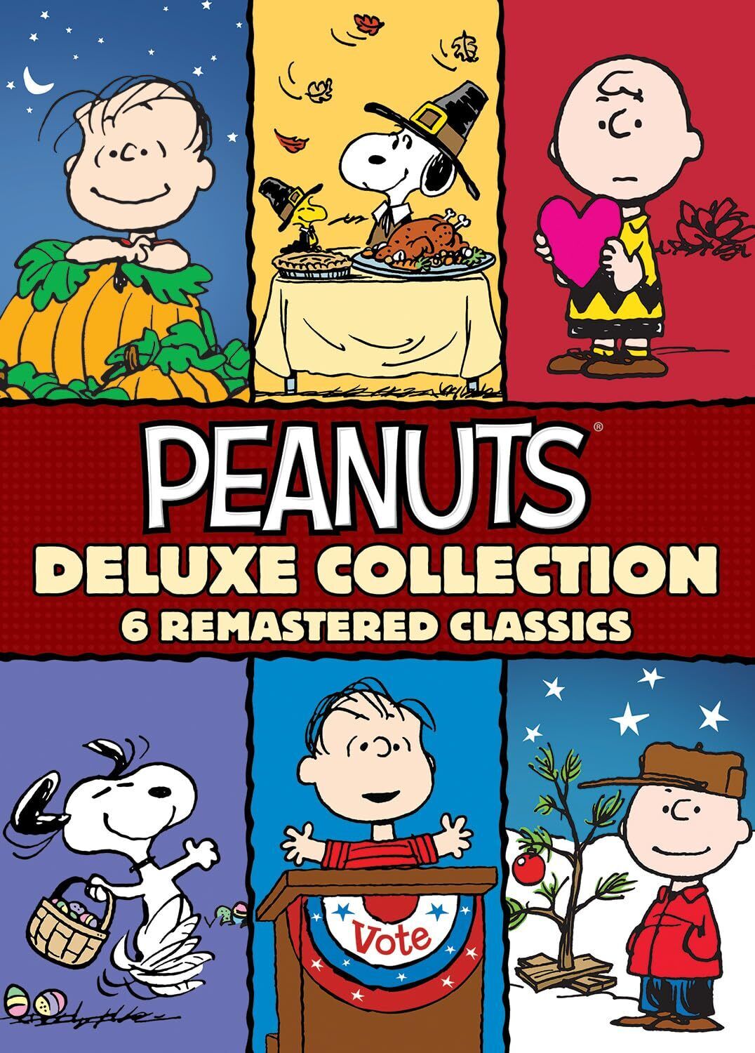 Peanuts Deluxe Collection Repackaged 2023 (DVD) Various