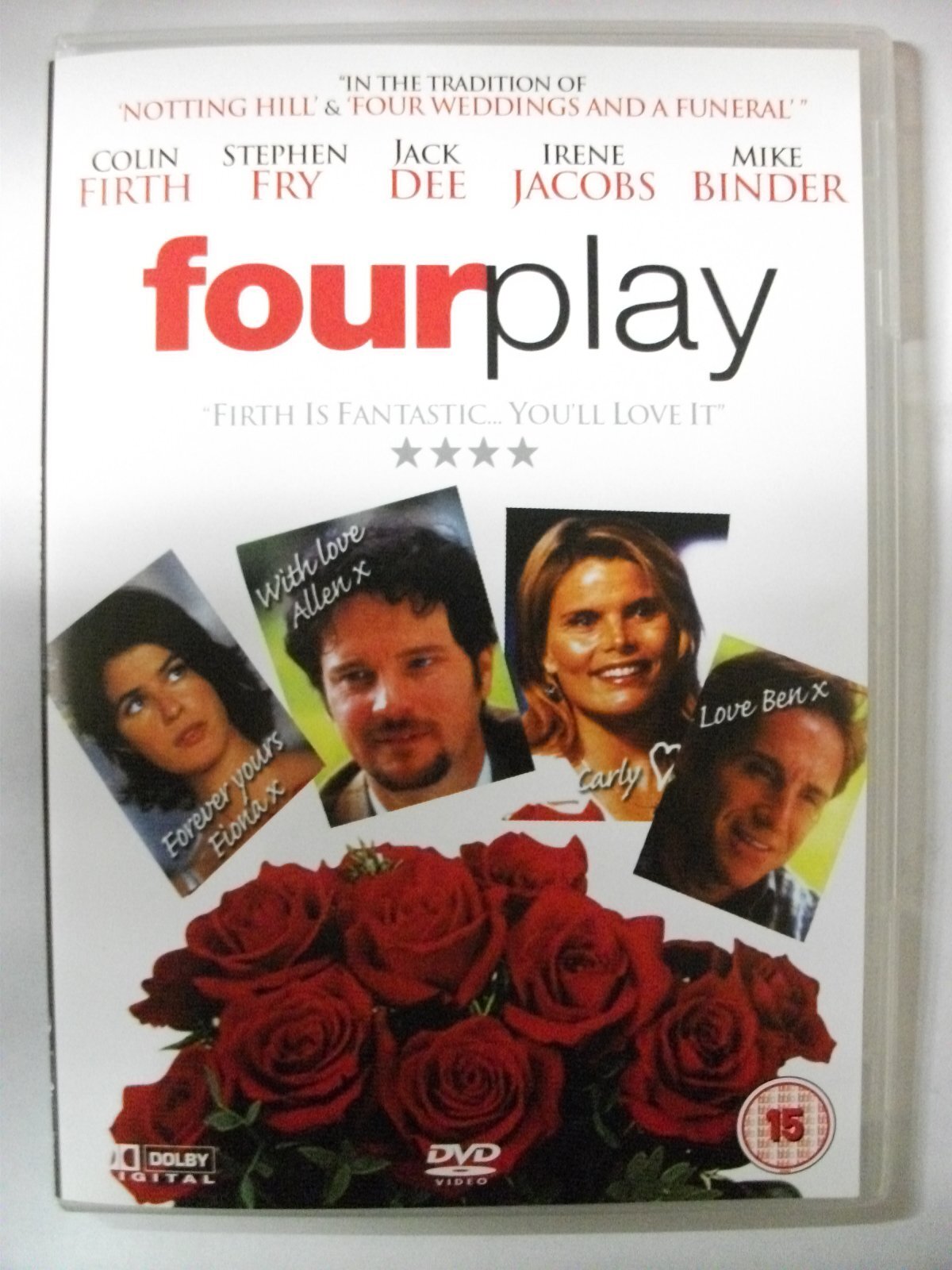 fourplay (DVD) Colin Firth Stephen Fry Jack Def Irene Jacobs Mariel Hemingway