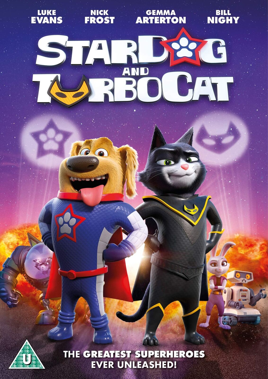 StarDog and TurboCat (DVD) Luke Evans Nick Frost Bill Nighy Gemma Arterton