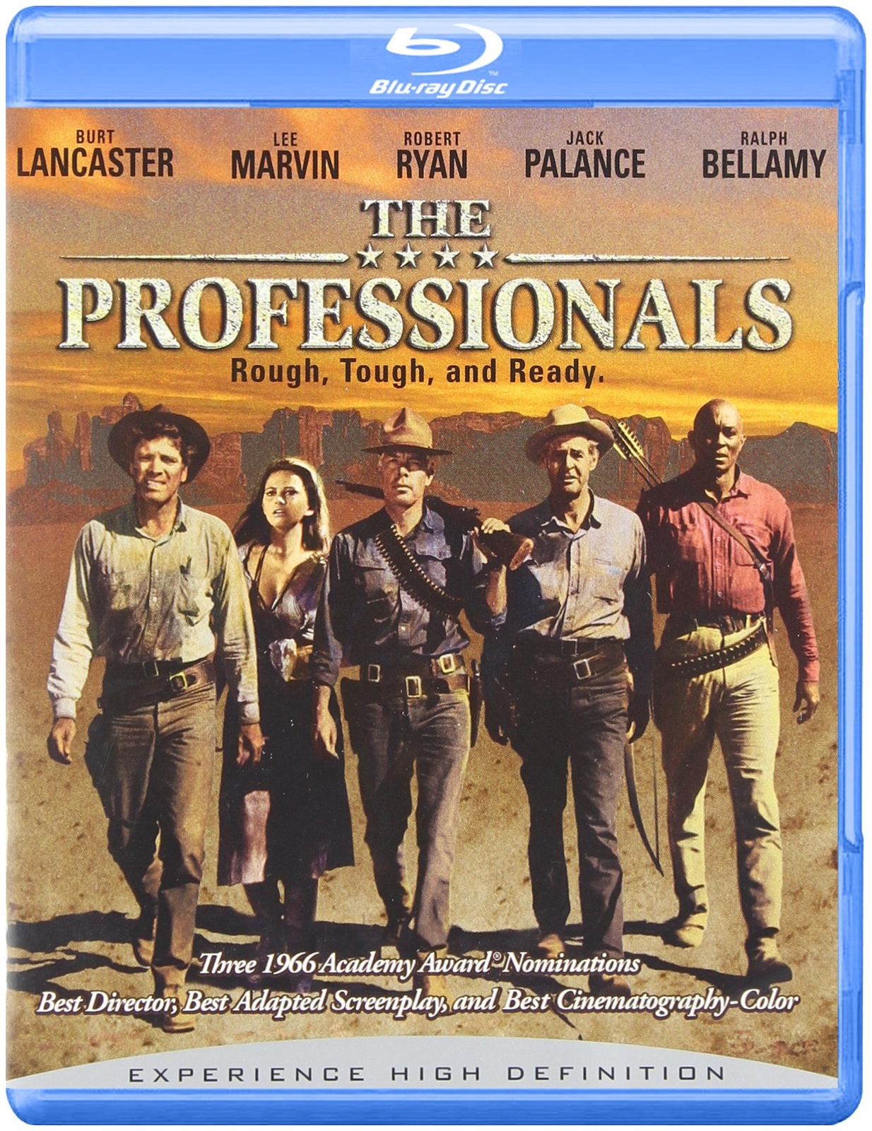 The Professionals [Blu-ray] (Blu-ray) Burt Lancaster Lee Marvin Robert Ryan