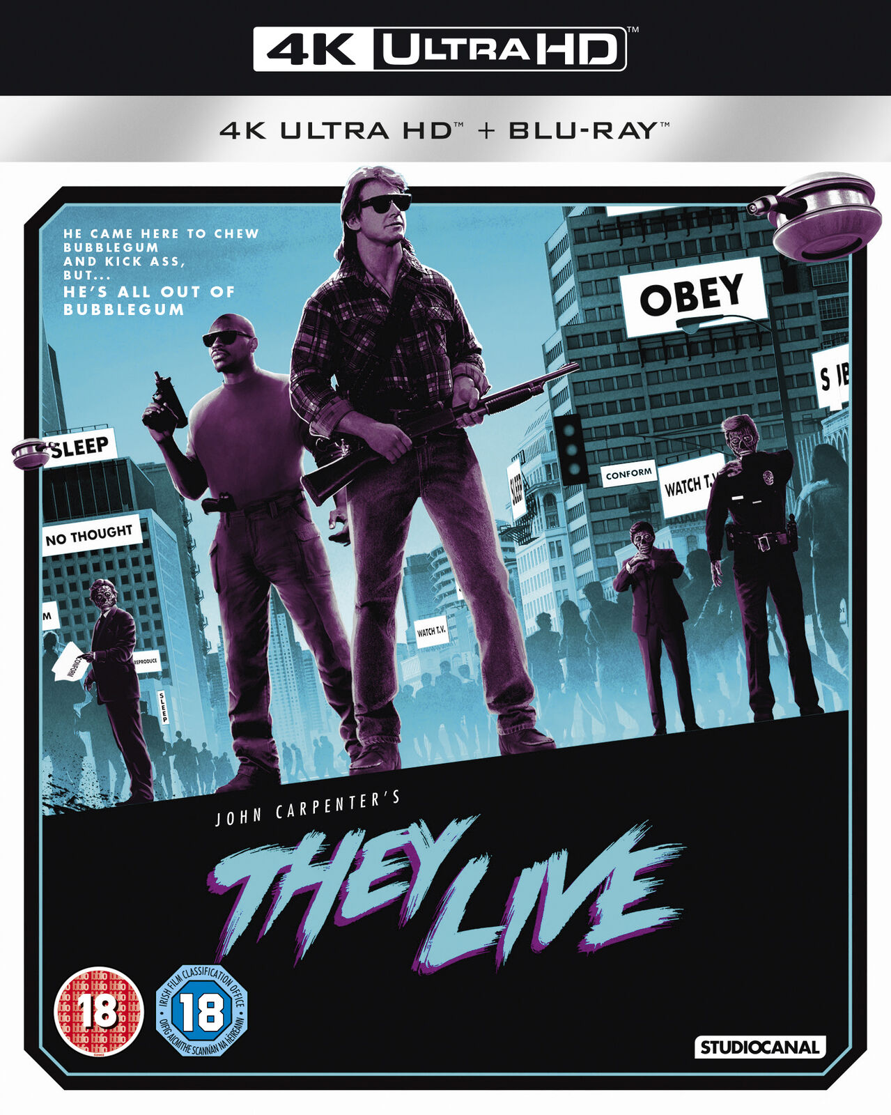 They Live (4K UHD Blu-ray) Peter Jason Raymond St. Jacques George 'Buck' Flower
