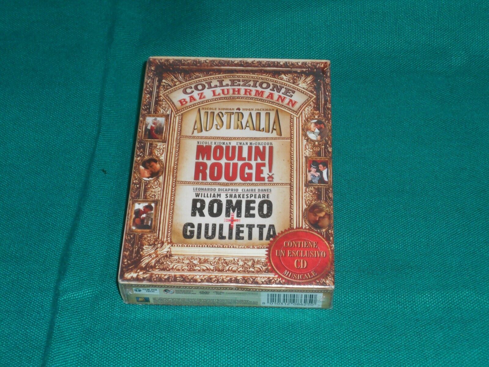 Baz Luhrmann Love Collection Box 3 dvd  Australia/Moulin Rouge/Romeo + Giulietta