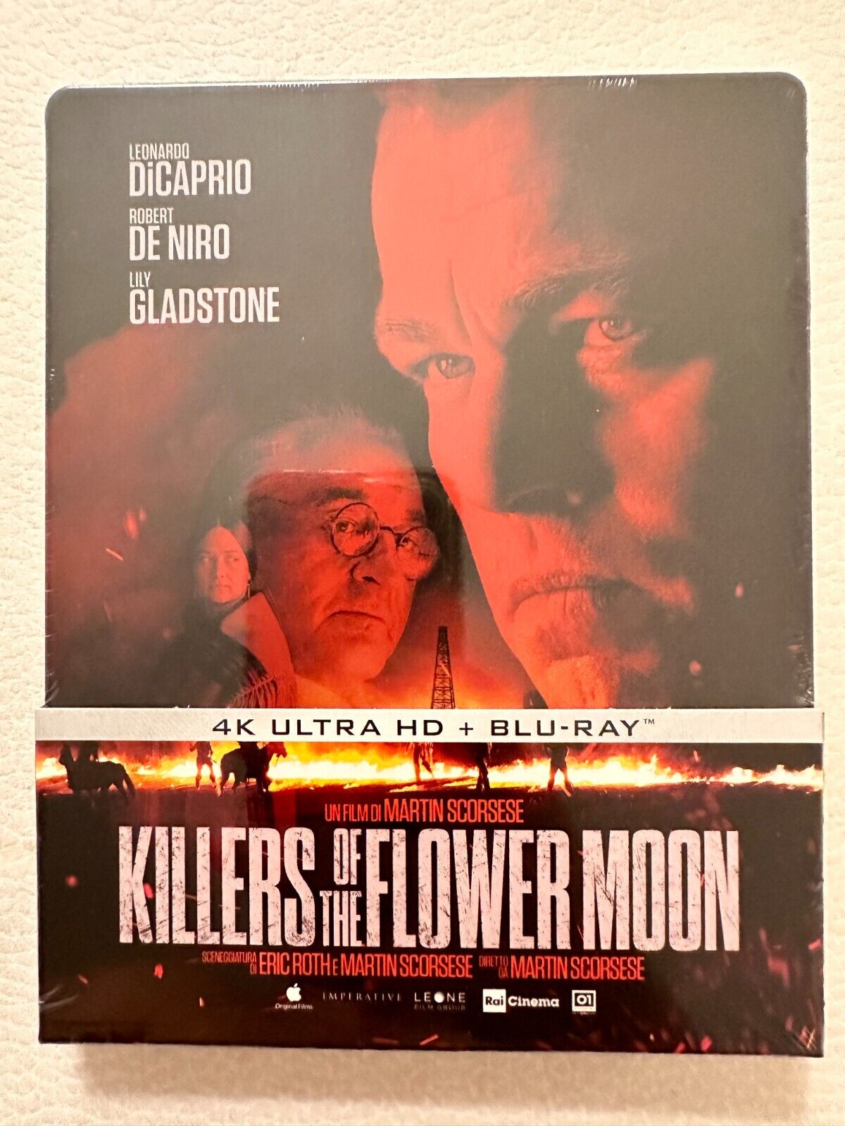 Steelbook 4K Ultra HD + Blu-Ray KILLERS OF THE FLOWER MOON, NUOVO