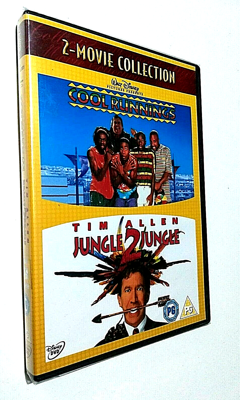 DISNEY COOL RUNNING + JUNGLE 2 JUNGLE - DVD 2 DISCHI UK CON ITALIANO OLOG. RETT.
