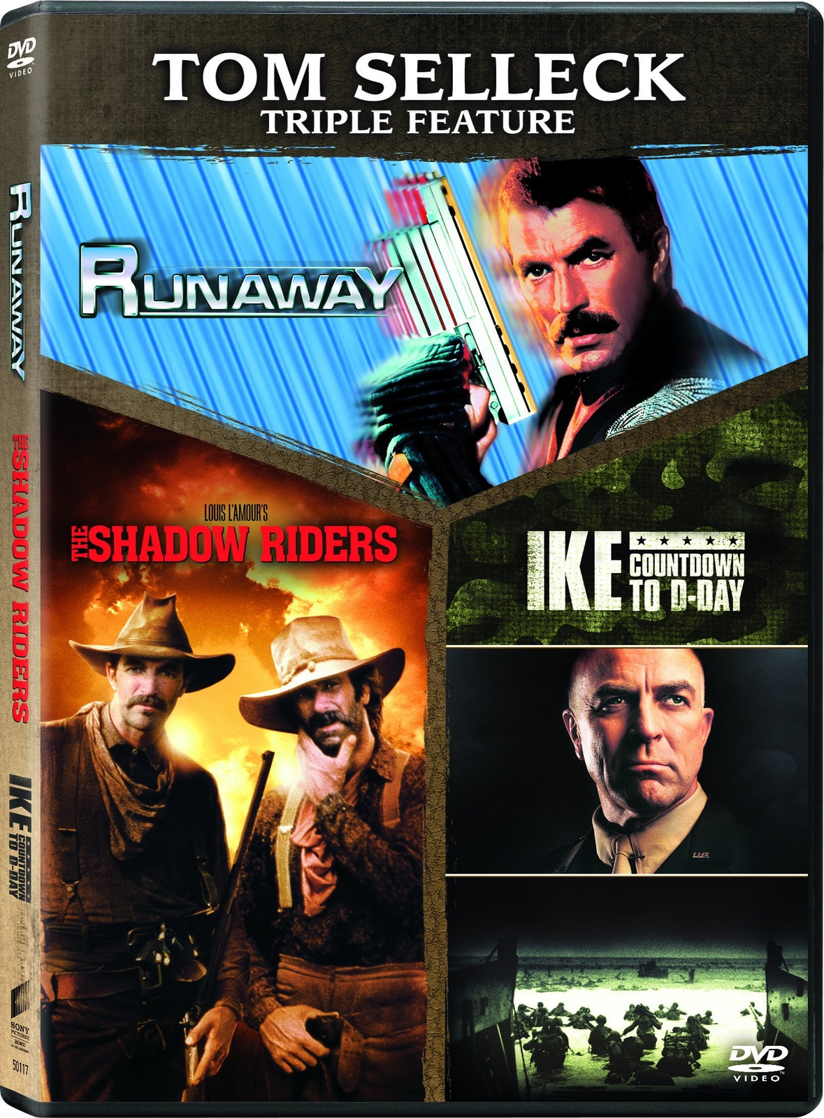 Ike: Countdown to D-Day / Runaway (1984) / Shadow Riders, the - Set (DVD)