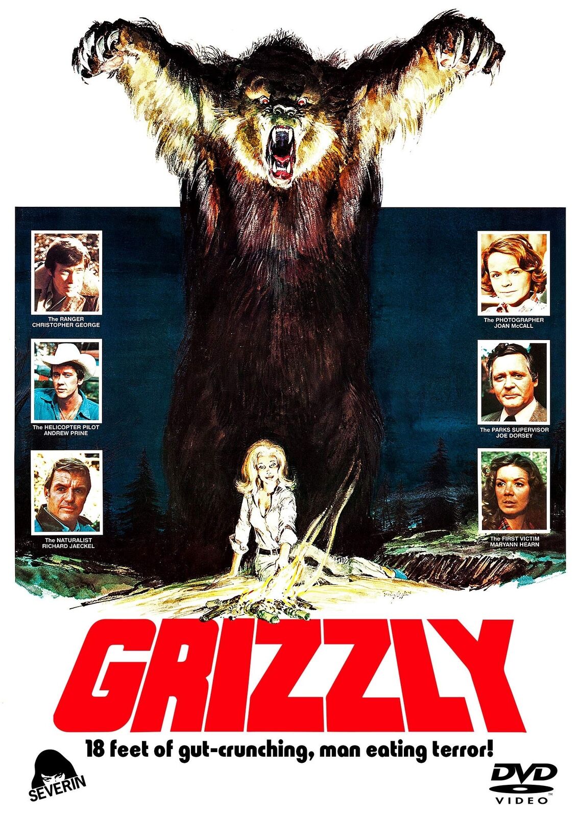 Grizzly (DVD) Christopher George Andrew Pine Richard Jaeckel