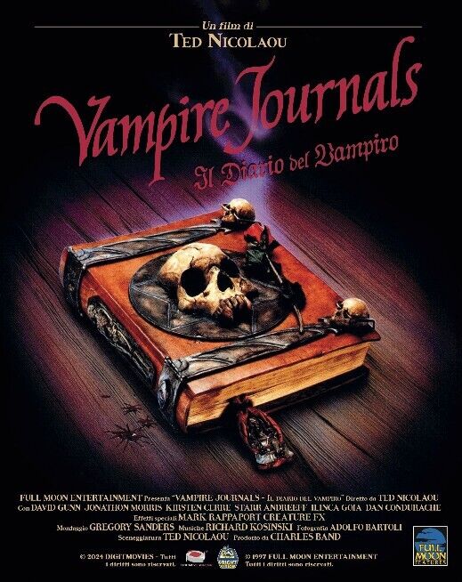 Vampire Journals - Il diario del vampiro, 1997 (Bluray - Fright Vision) Nuovo