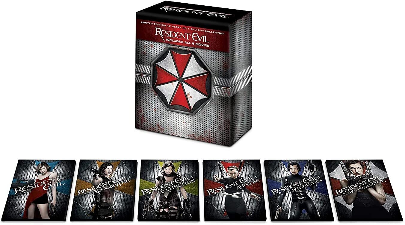 Resident Evil / Resident Evil: Afterlife / Resident Evil: Apoca (4K UHD Blu-ray)