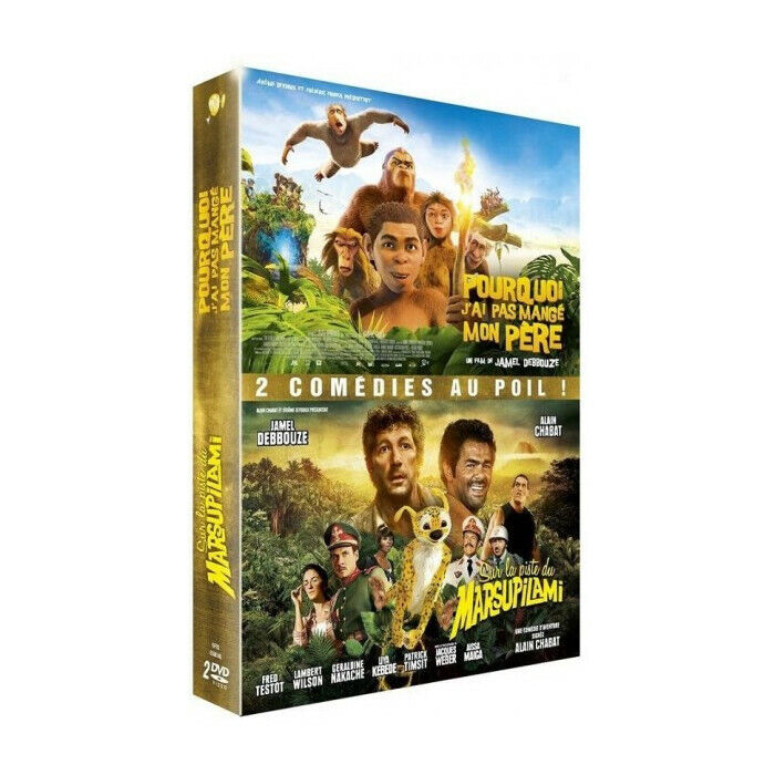 Warum J' Eaten Mio Babbo + Sur La Pista Del Marsupilami Cofanetto DVD Nuova