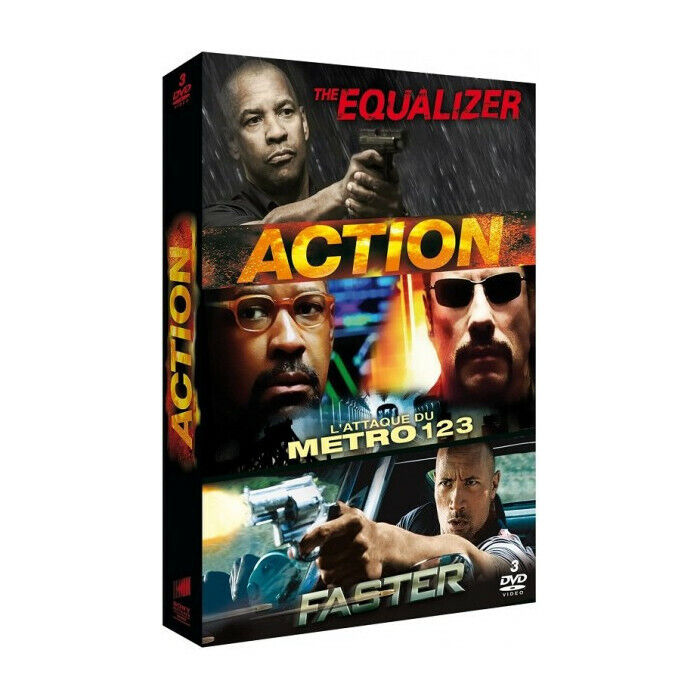 Il Equalizzatore + L'Attacco Del Metropolitana 123 + Faster DVD Nuova