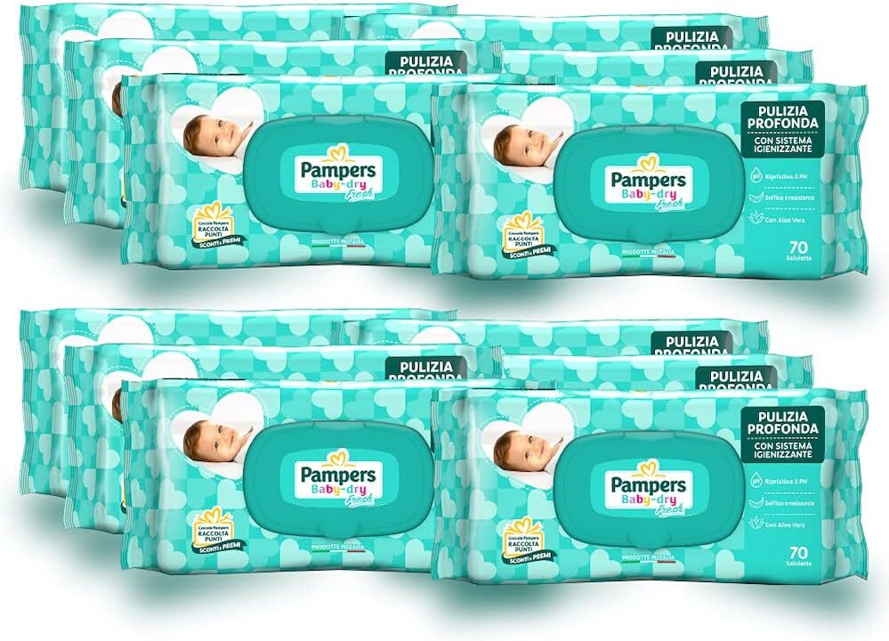 Pampers SALVIETTE Baby Fresh 70x12