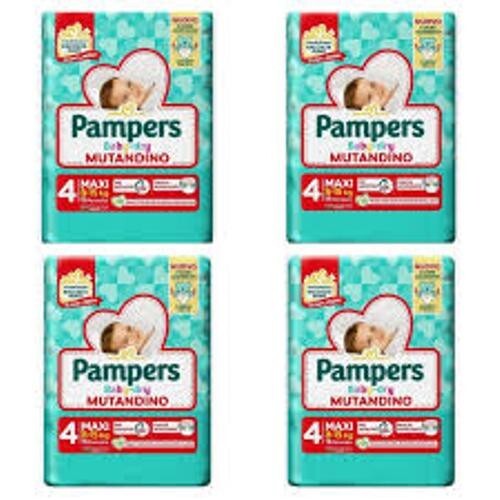 64 PANNOLINI PAMPERS BABY DRY MUTANDINO TAGLIA 4 MAXI 8-15 KG(4 PACCHI DA 16 PZ)