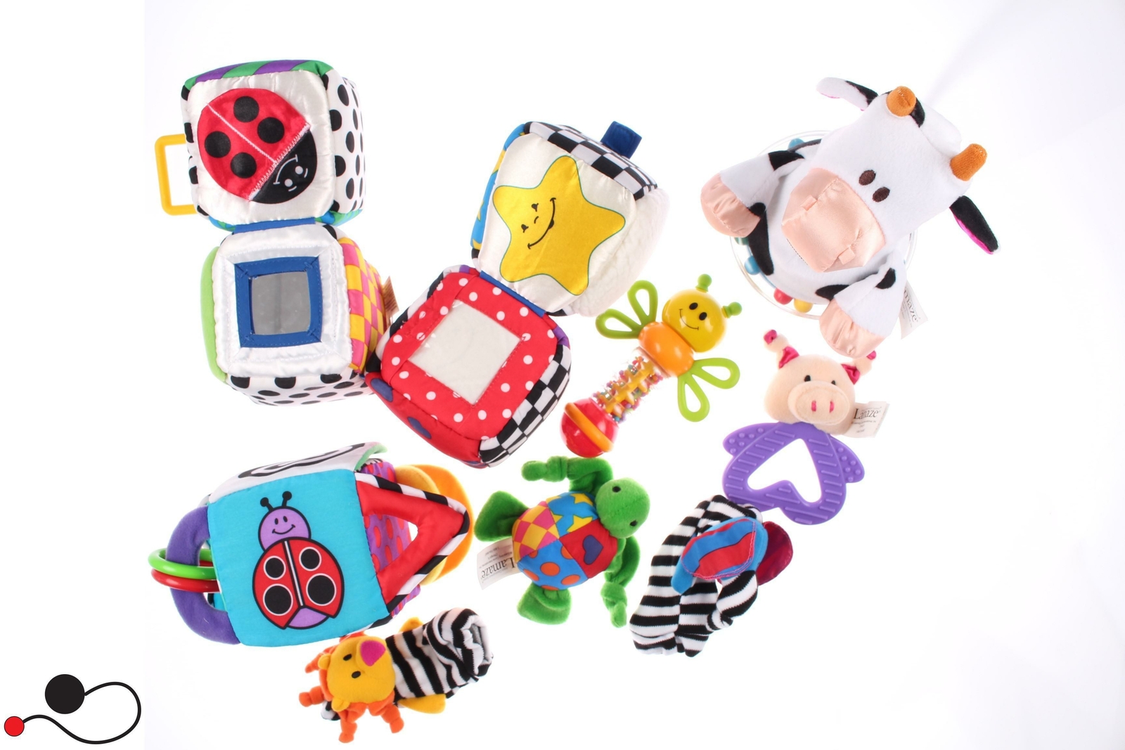 GIOCO PRIMA INFANZIA LAMAZE OFFERTISSIMA KIT 3+ MESI 5 PEZZI