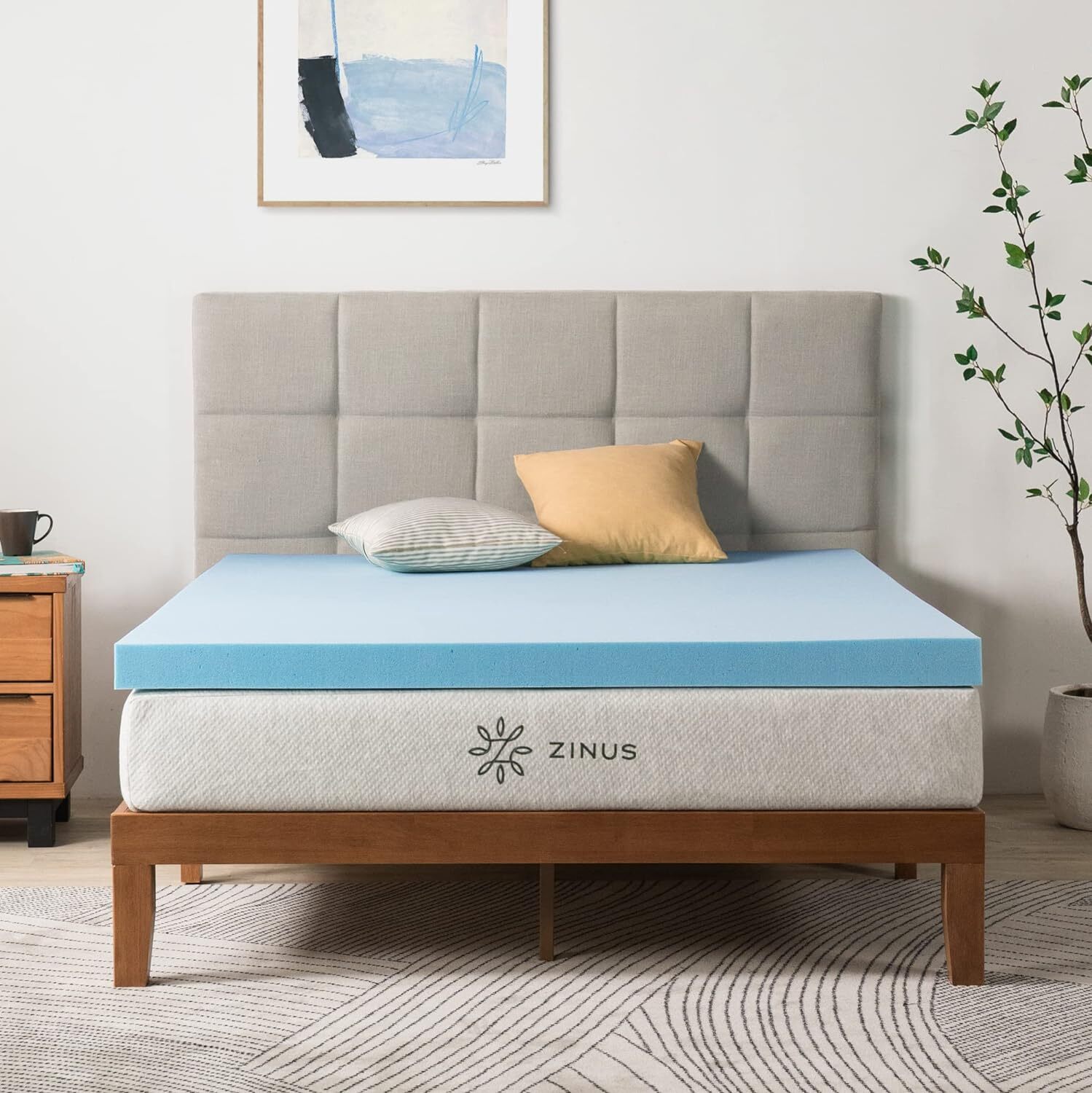 Zinus Coprimaterasso 80x190 cm - Altezza 7.6 - Materasso in 80x190cm