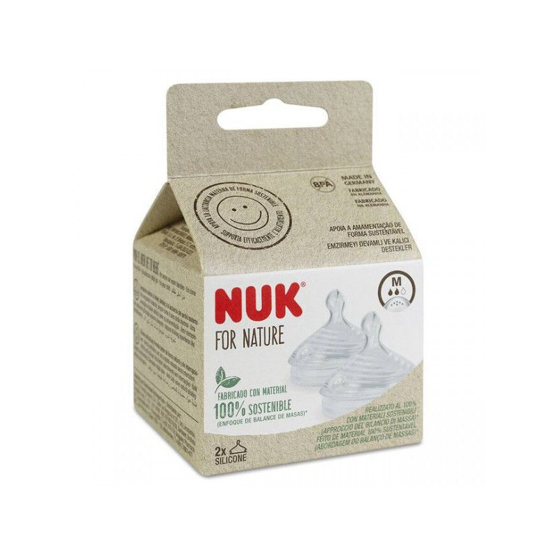 Nuk Tettarelle Nuk For Nature Silicone M 2 Pezzi 10709114-Nuk
