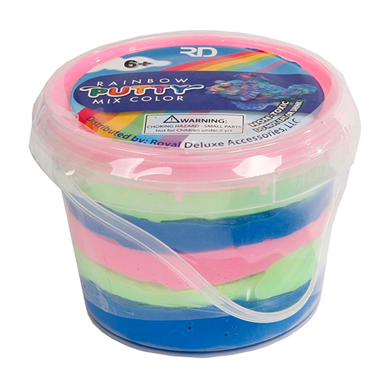 Jouetprive-Stuiter Putty Rainbow, 110 g.