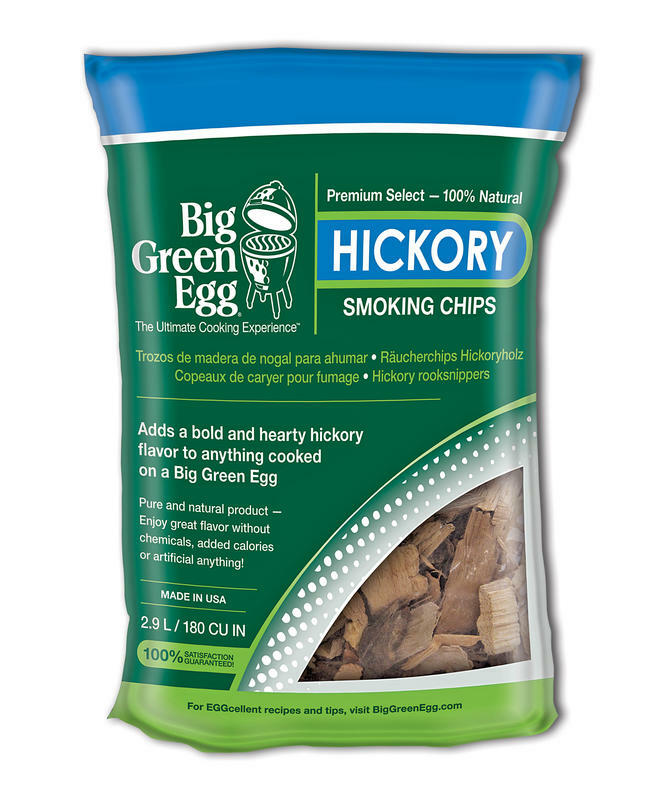 Big Green Egg Hickory wood chips - Truccioli per affumicare di noce americano
