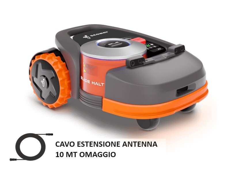 SEGWAY NAVIMOW H3000E ROBOT NAVIMOW GIARDINO SENZA FILO PERIMETRALE GPS 3000 MQ