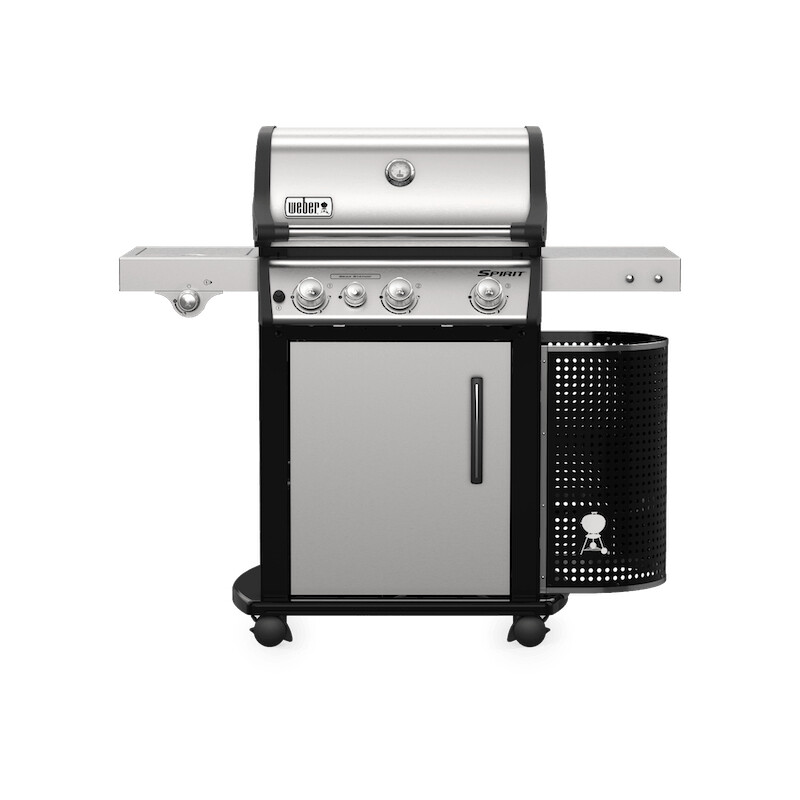 WEBER Barbecue a Gas da Giardino GPL 9,4 kW 2 Ripiani e Ruote Spirit SP-335