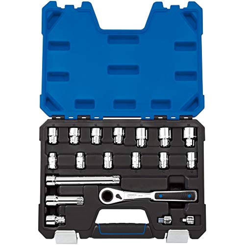 (TG. 20 mm) Draper VTX20 – 19 mm/B 20 mm 'Go through' socket set (19 pezzi), b