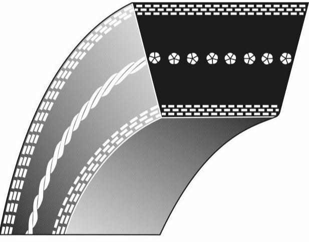 Cinghia di trasmissione trapezoidale rasaerba KYNAST AERO POWER - AERO-STAR