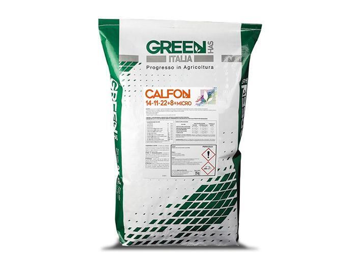Calfon, NPK(CaO) 14-11-22+(8) + microelementi (25 kg), concime in polvere idroso