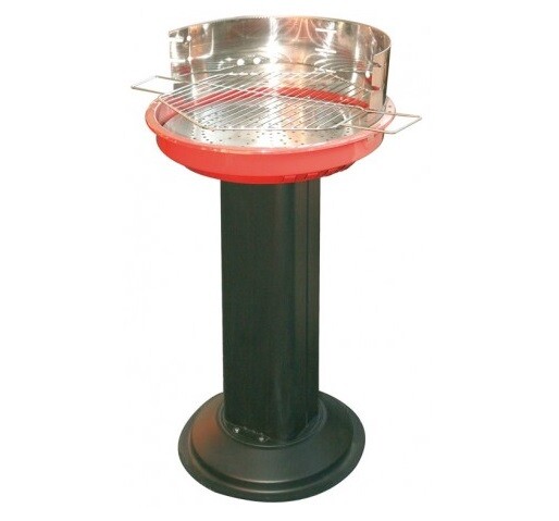 BARBECUE GDLC GRILL CHEF BLACK A CARBONE CARBONELLA TONDO cm H 87 diametro 46