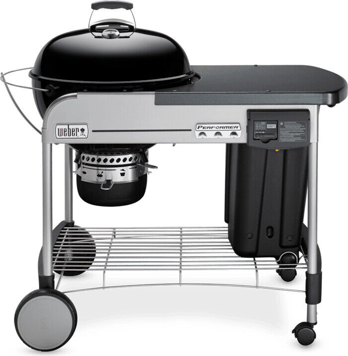 WEBER Barbecue a Carbone in Acciaio Inox ø 122 cm / 111h cm 15501053 Deluxe GBS