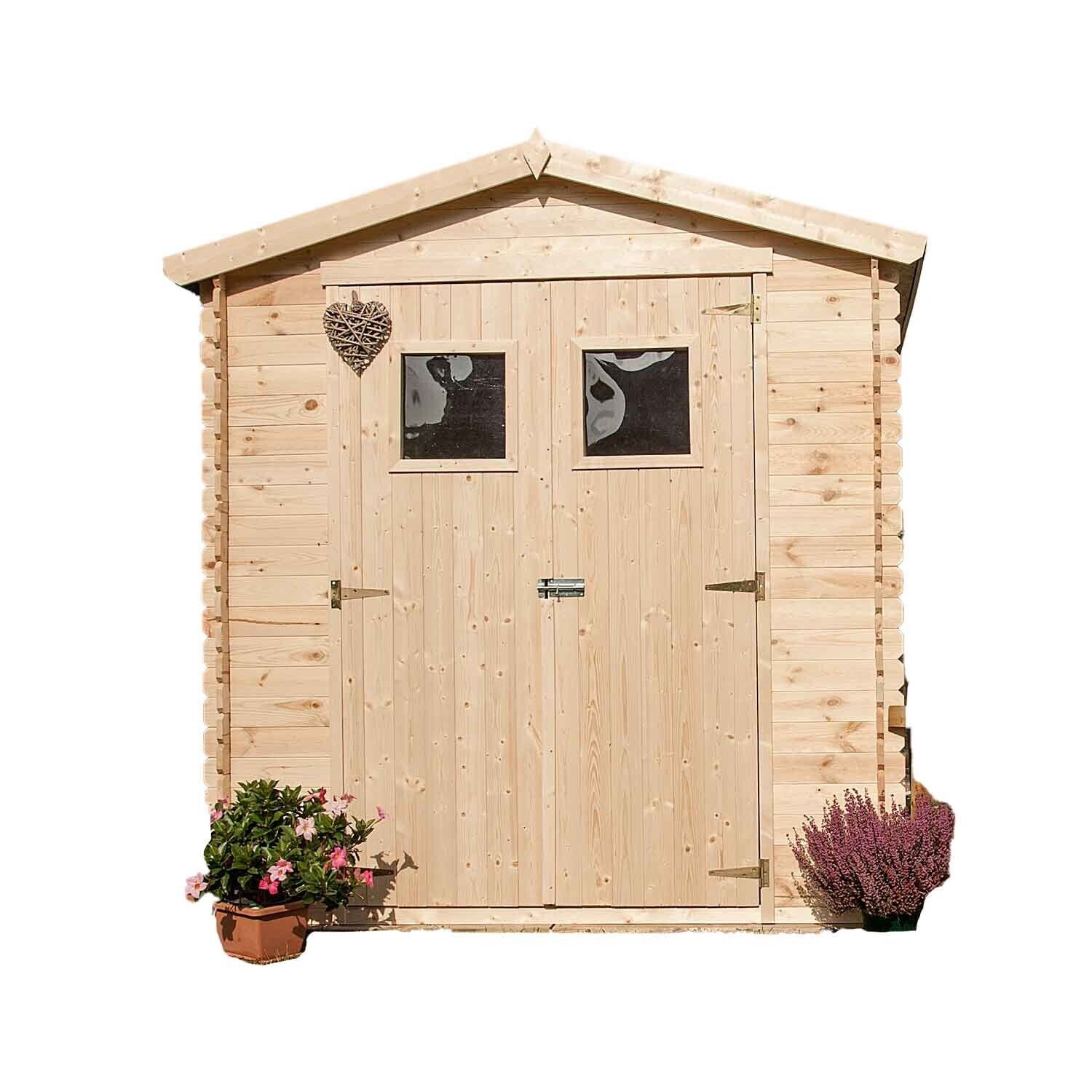 Giulia - Casetta da giardino in legno di pino casetta da esterno 200x200 cm