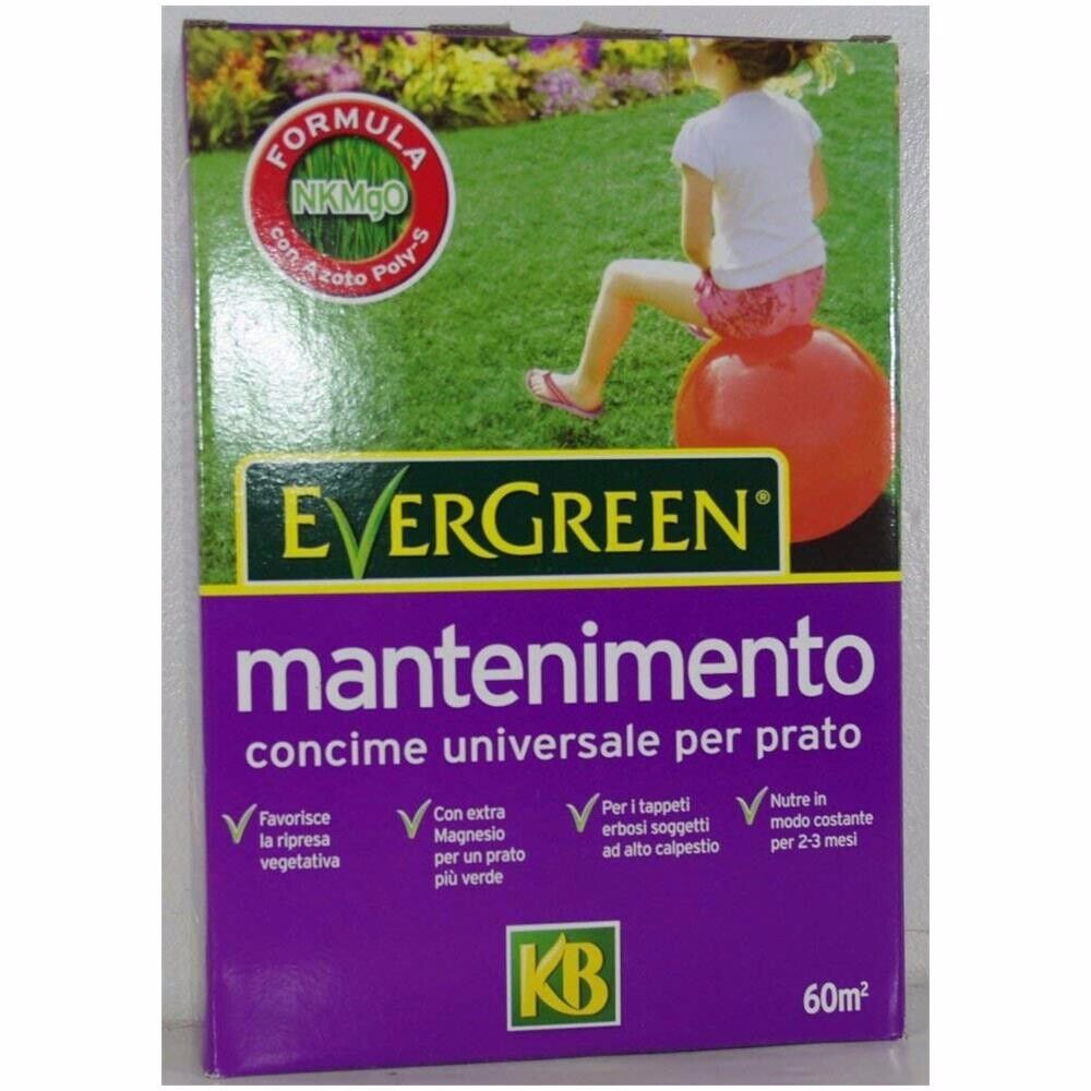 CONCIME UNIVERSALE PER PRATO - TAPPETO ERBOSO KB SCOTTS 2 KG MANTENIMENTO