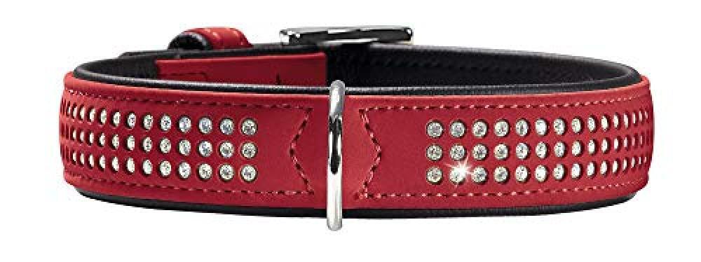 (TG. 55) Hunter Softie Deluxe - Collare per Cani, Rosso , 55 - NUOVO