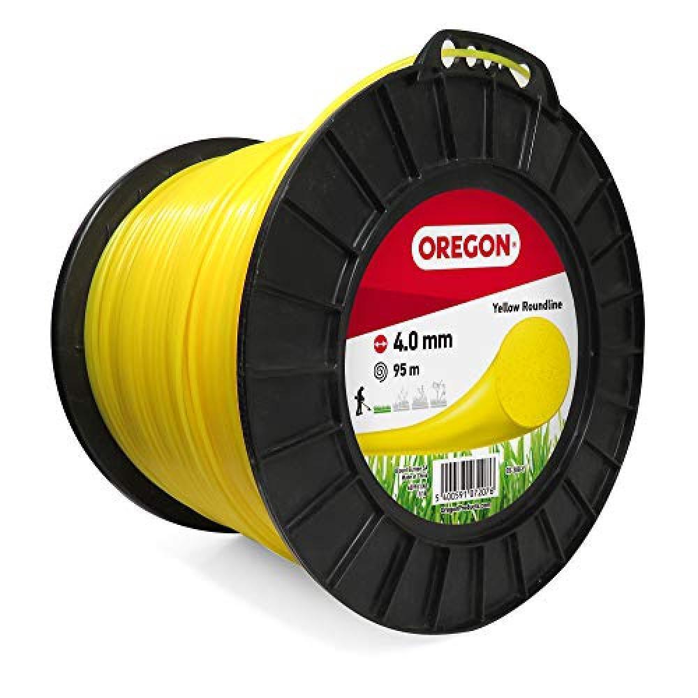 (TG. 4.0 mm) Oregon Yellow Round Strimmer Line Wire for Grass Trimmers and Brush