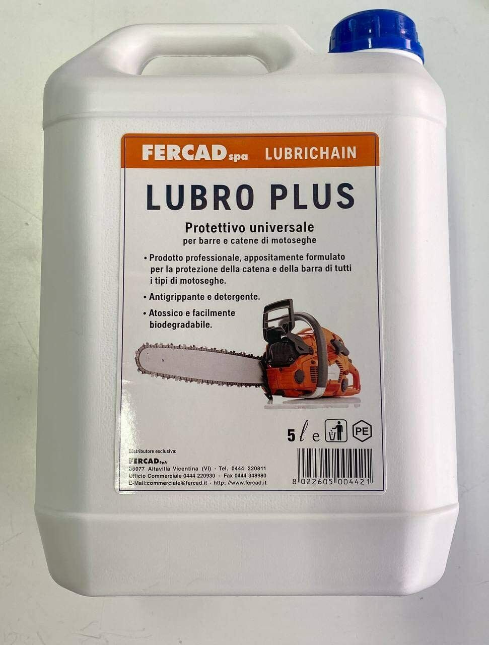 OLIO PROTETTIVO CATENA HUSQVARNA FERCAD LUBRO PLUS LT.5