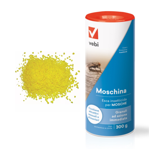 Moschina GR Vebi - Esca Insetticida Granulare per Mosche da 300 gr