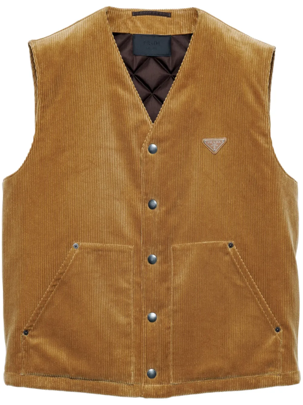 Prada corduroy vest - Giallo