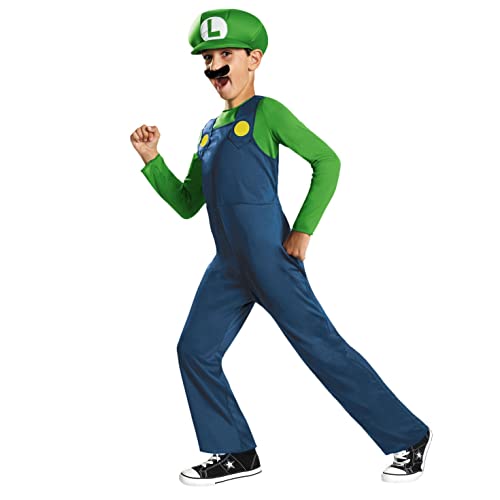 Disguise Nintendo Super Mario Brothers - Costume Classico Da Luigi