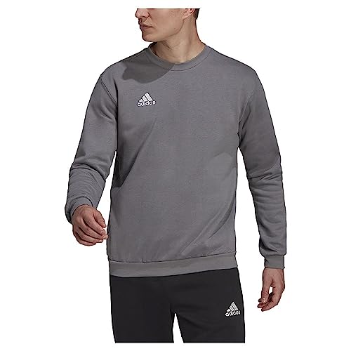 Adidas Entrada 22 Sweatshirt, Maglia Lunga Uomo, Team Grey Four, Xs