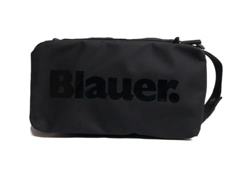 Blauer Borsa Uomo Pochette Union 03 Coated Nylon Black Bs24Bu01 S4Union03/Spl Piccola