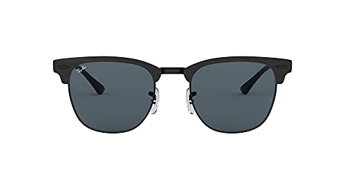 Ray-Ban 0Rb3716 Occhiali Da Sole, Nero (Shiny Black Top Matte/Blue), 51 Unisex-Adulto