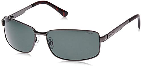 Polaroid P4416, Occhiali Da Sole Uomo, Grigio (A3X/Rc Dark Gun), 63