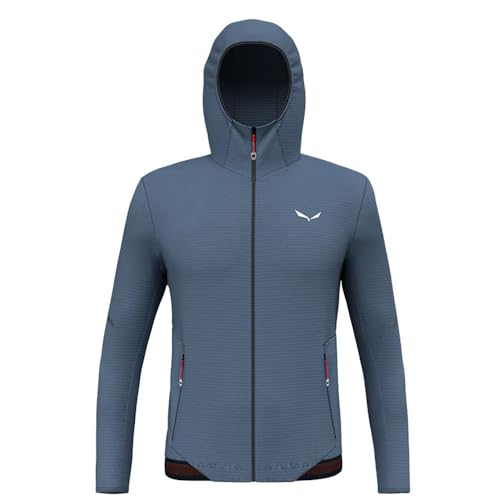 Salewa Pedroc Pl M Hd Jacket. Giacca Con Cappuccio, Java Blue, S Uomo