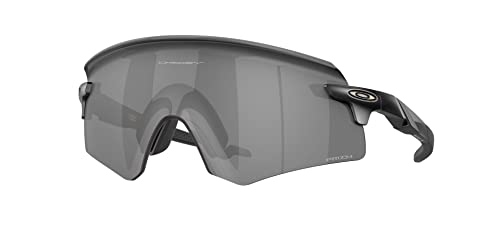 Oakley Encoder Occhiali, Matte Black/Prizm Black, 36/13/123 Uomo