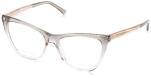 Jimmy Choo Jc361 Occhiali, Nude Glitter, 53 Donna